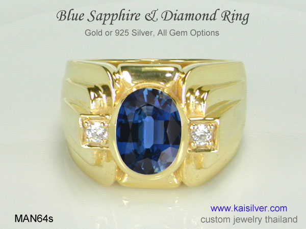sapphire ring for men